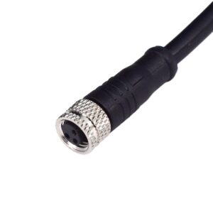 Conector M8 3 pines cable 2M recto
