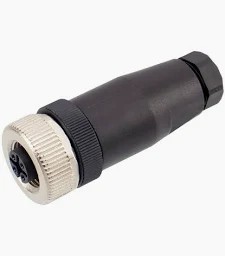 Conector Armable M12 5P Macho recto
