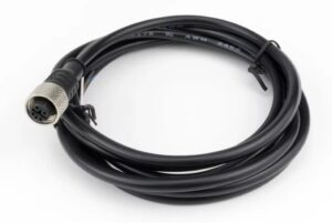 Conector M12 4 pines cable 2M recto