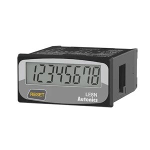 LE8N-BN Horometro 48x24mm tiempo por contacto