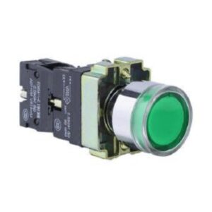 LAY5-BW3361 Pulsador Luminoso verde 22mm. 220V