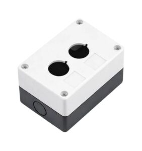 Caja pulsador 2 perforacion 22mm