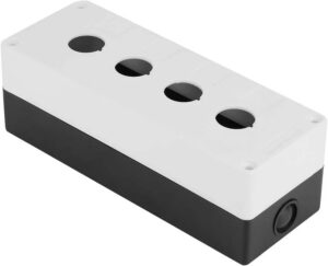 Caja pulsador 4 perforacion 22mm Generica